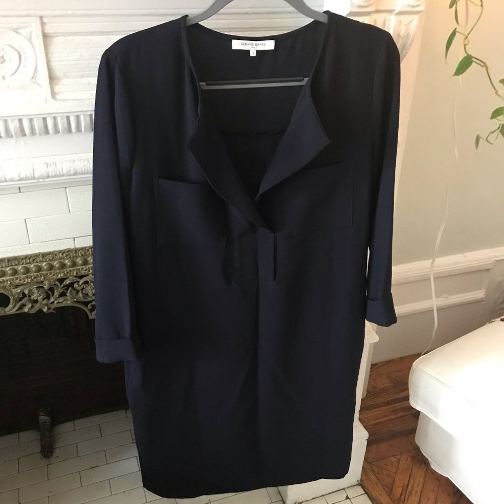 Gerard Darel shirt dress - navy - Size 3